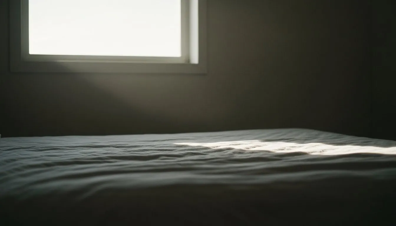 Soft morning light through a window, representing the calm of nocturnal natural rhythms
